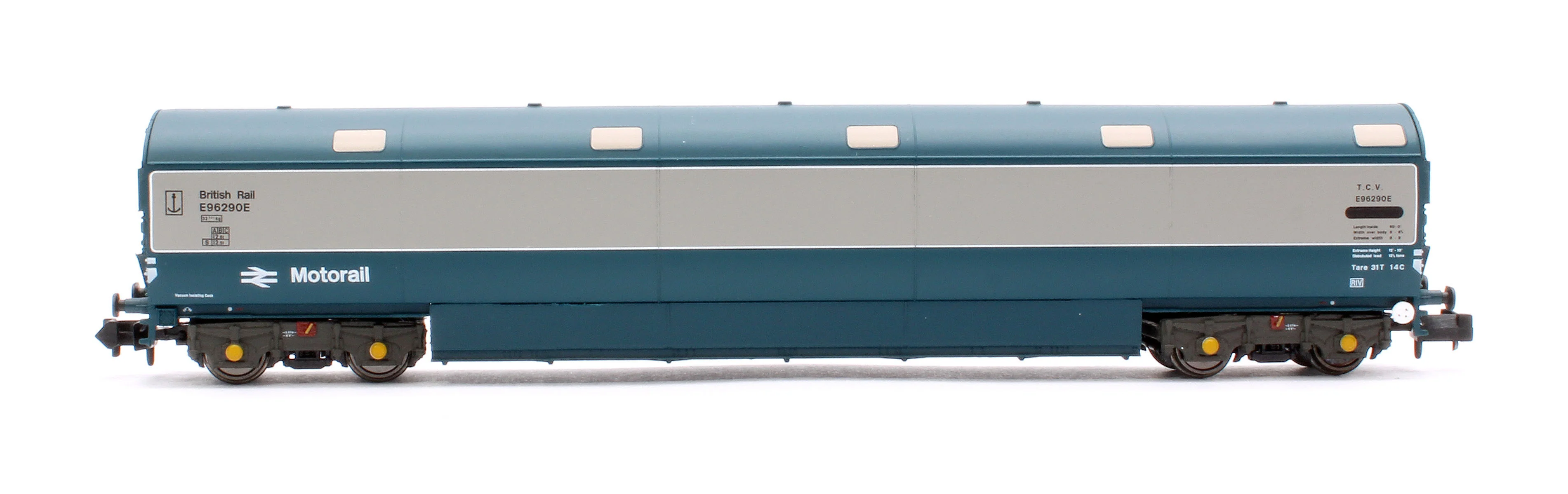 S2303-04 Newton Chambers Car Transporter BR Motorail BR Blue/Grey TCV E96290/297/298E - Pack 1 - Image 3