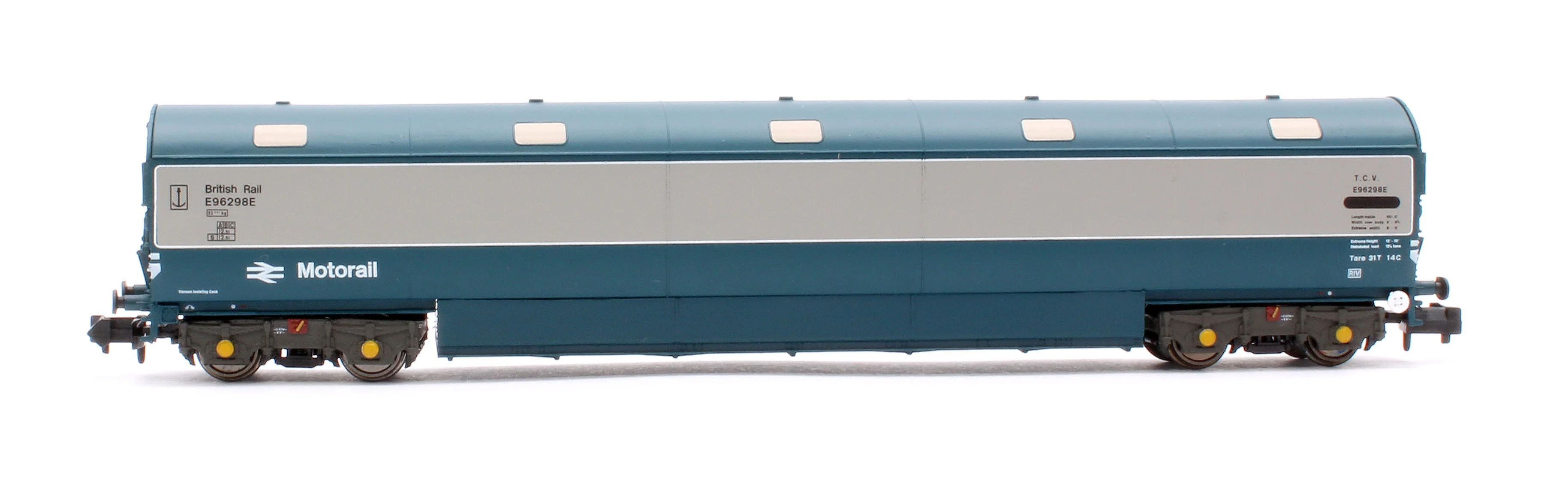 S2303-04 Newton Chambers Car Transporter BR Motorail BR Blue/Grey TCV E96290/297/298E - Pack 1 - Image 9