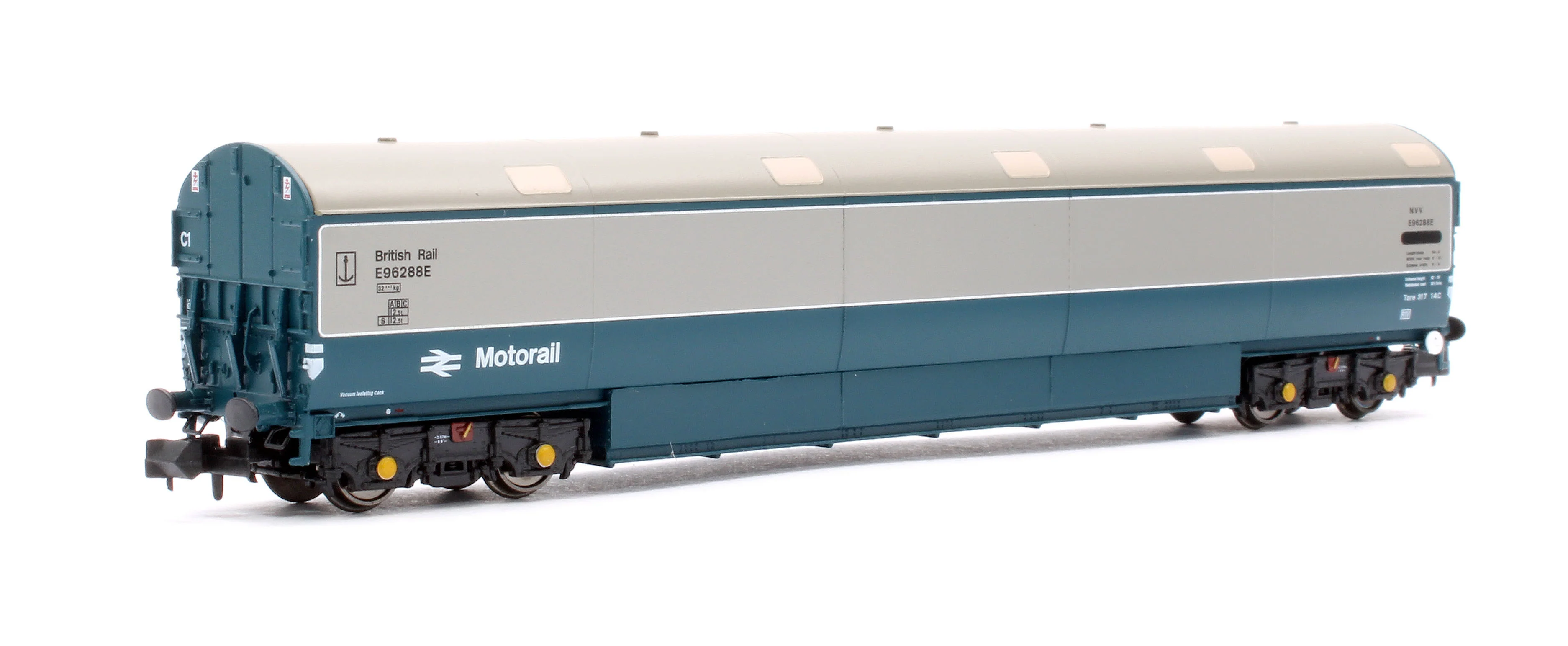 S2303-06 Newton Chambers Car Transporter BR Motorail BR Blue/Grey NVV E96288/289/293E - Pack 3 - Image 2