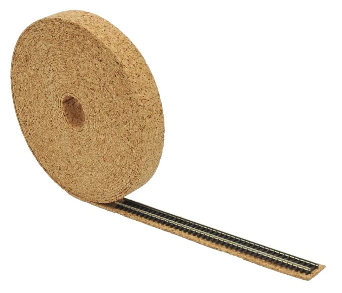SPD-0094 N Gauge - Model Railway Cork Track Underlay 10 Meter Long - 4mm Thick