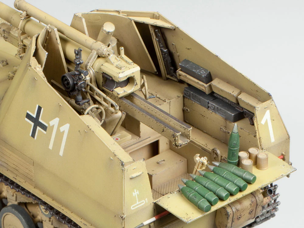 35358 1/35 Military Miniature Series No.358 German Self-Propelled Howitzer Wespe "Italian Front" Kit - Image 3