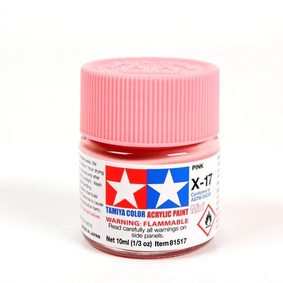 T81517 TAMIYA ACRYLIC MINI X-17 PINK