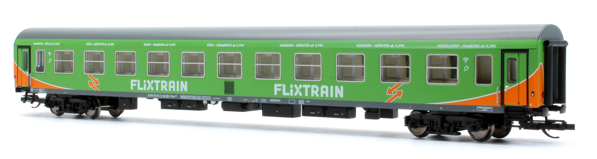 Pre-Owned Set Of 3 Flixtrain Coaches - Image 2