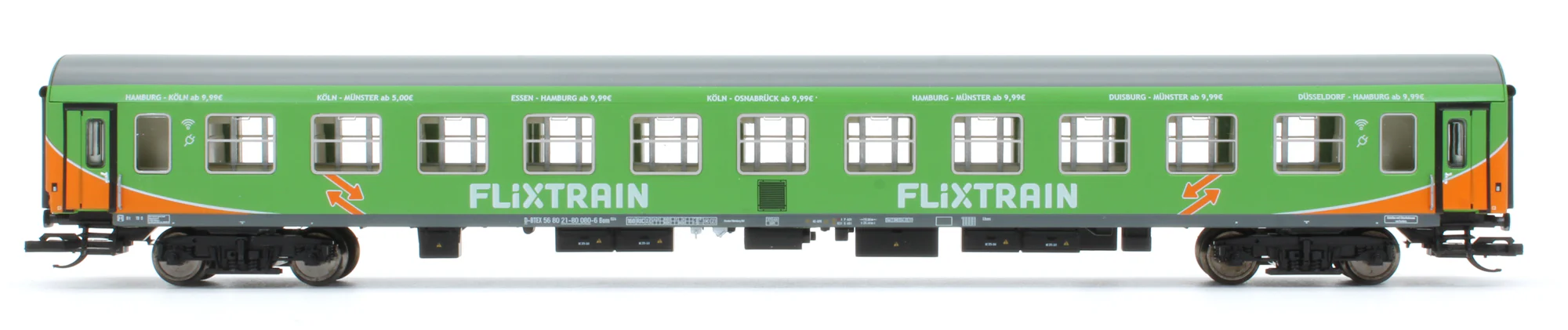 Pre-Owned Set Of 3 Flixtrain Coaches - Image 4