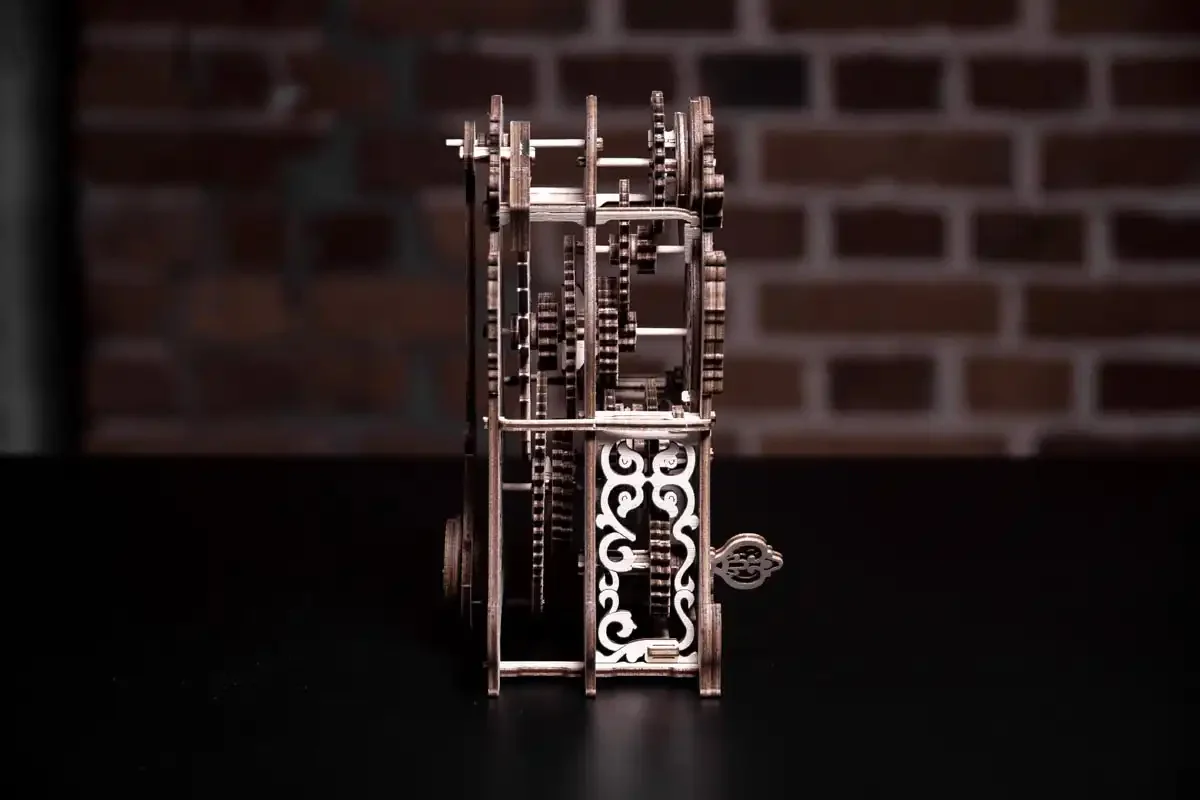 3D Wooden Clock Puzzle – Magic Clock - Image 5