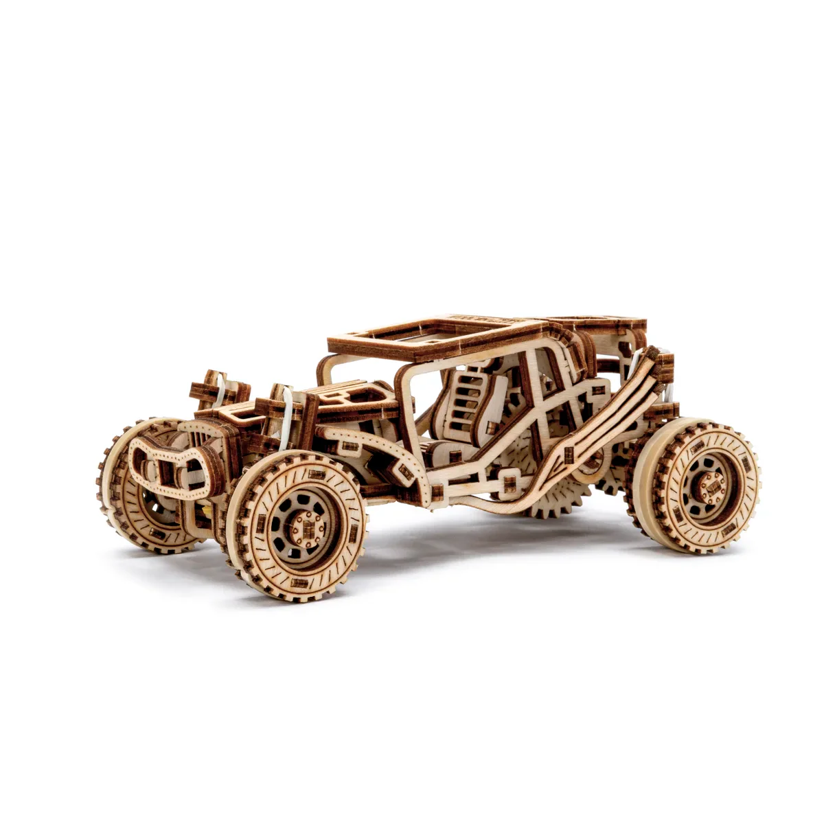 3D Wooden Car Puzzle – Buggy - Image 2