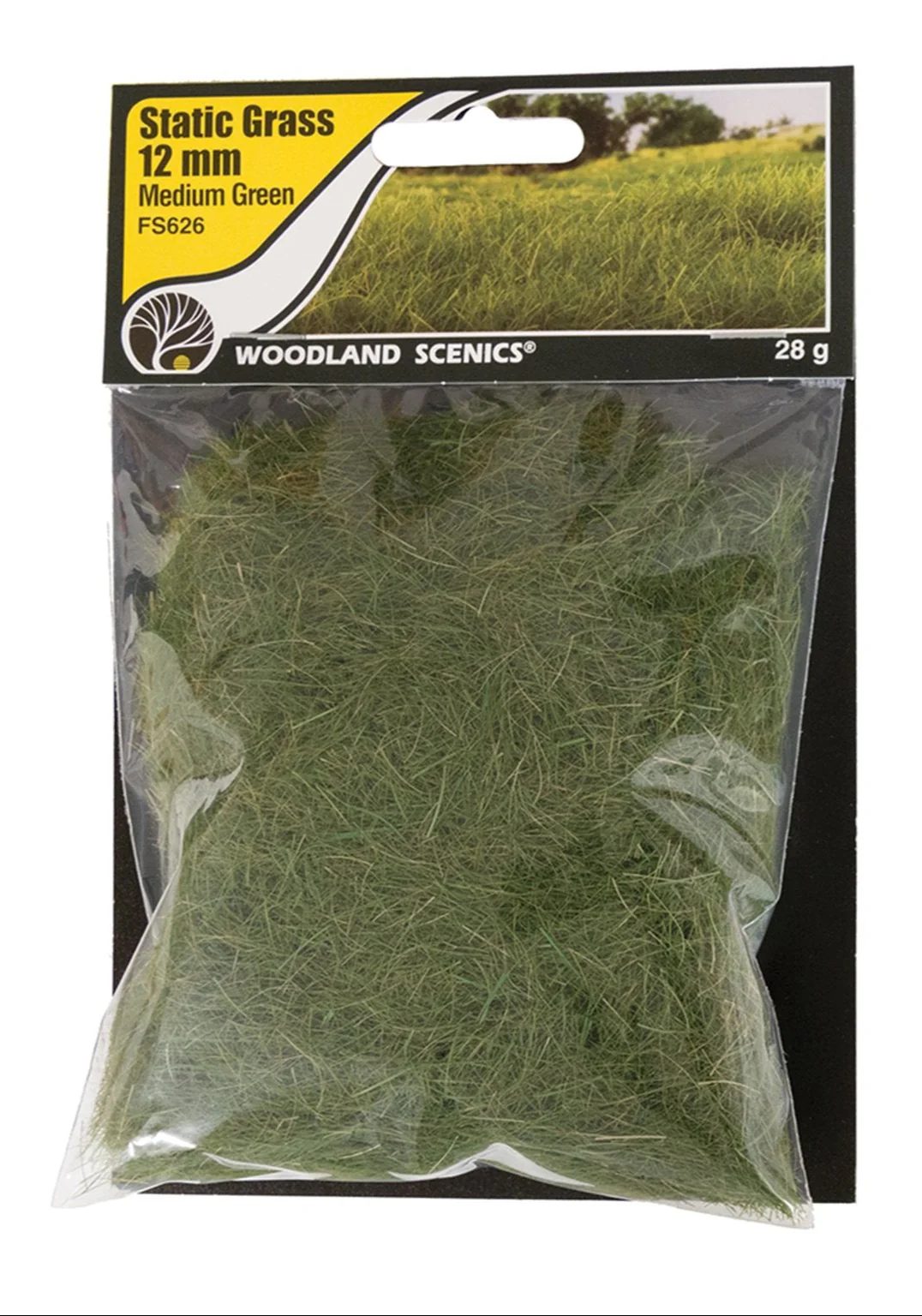 WFS626 FS626 12mm Static Grass Medium Green
