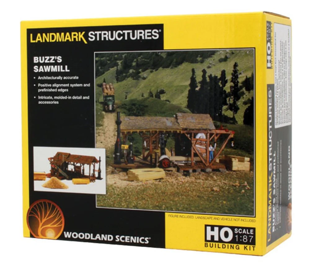 HO Buzz's Sawmill Model Kit - Image 4