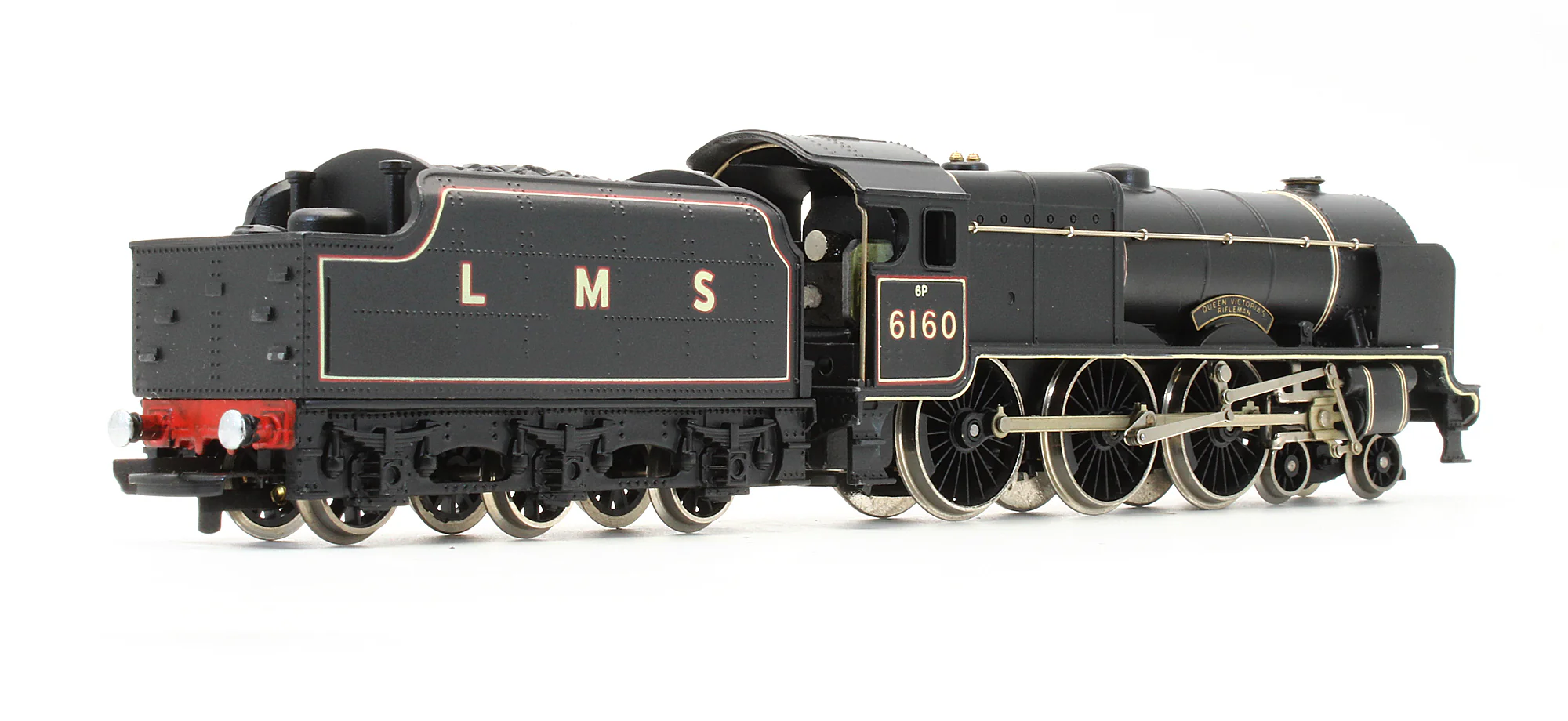 Pre-Owned LMS Black 4-6-0 'Queen Victoria's Rifleman' 6160 Steam Locomotive - Image 2