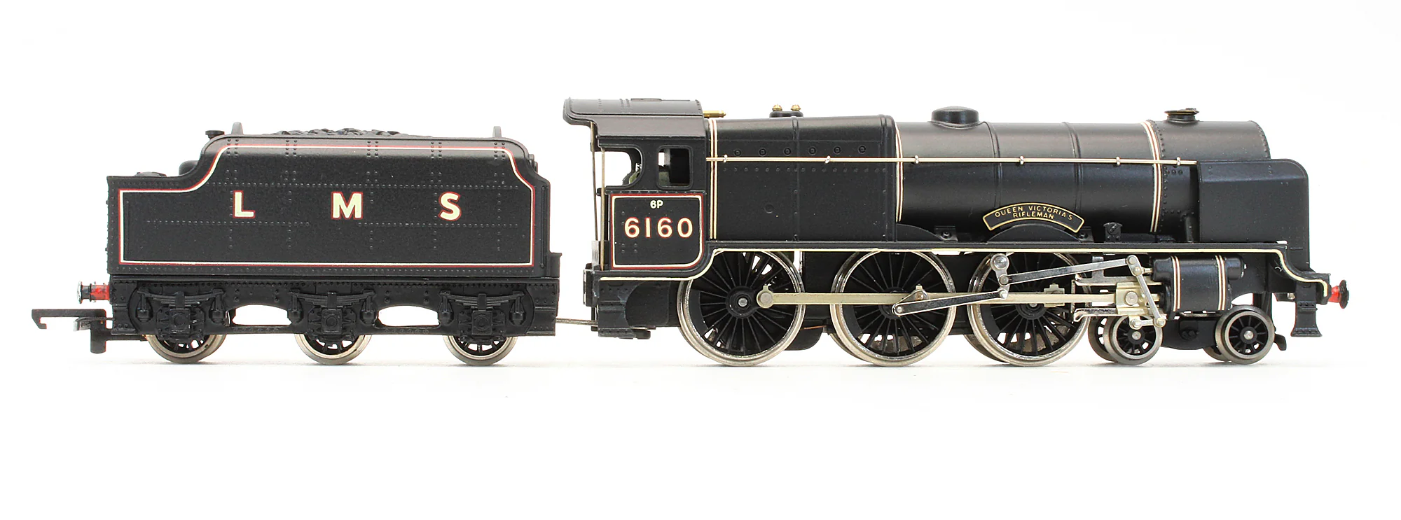 Pre-Owned LMS Black 4-6-0 'Queen Victoria's Rifleman' 6160 Steam Locomotive - Image 3