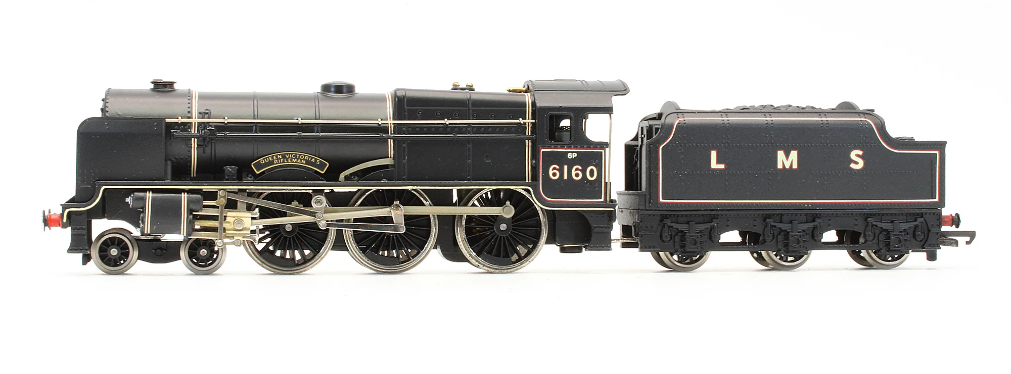 Pre-Owned LMS Black 4-6-0 'Queen Victoria's Rifleman' 6160 Steam Locomotive - Image 4