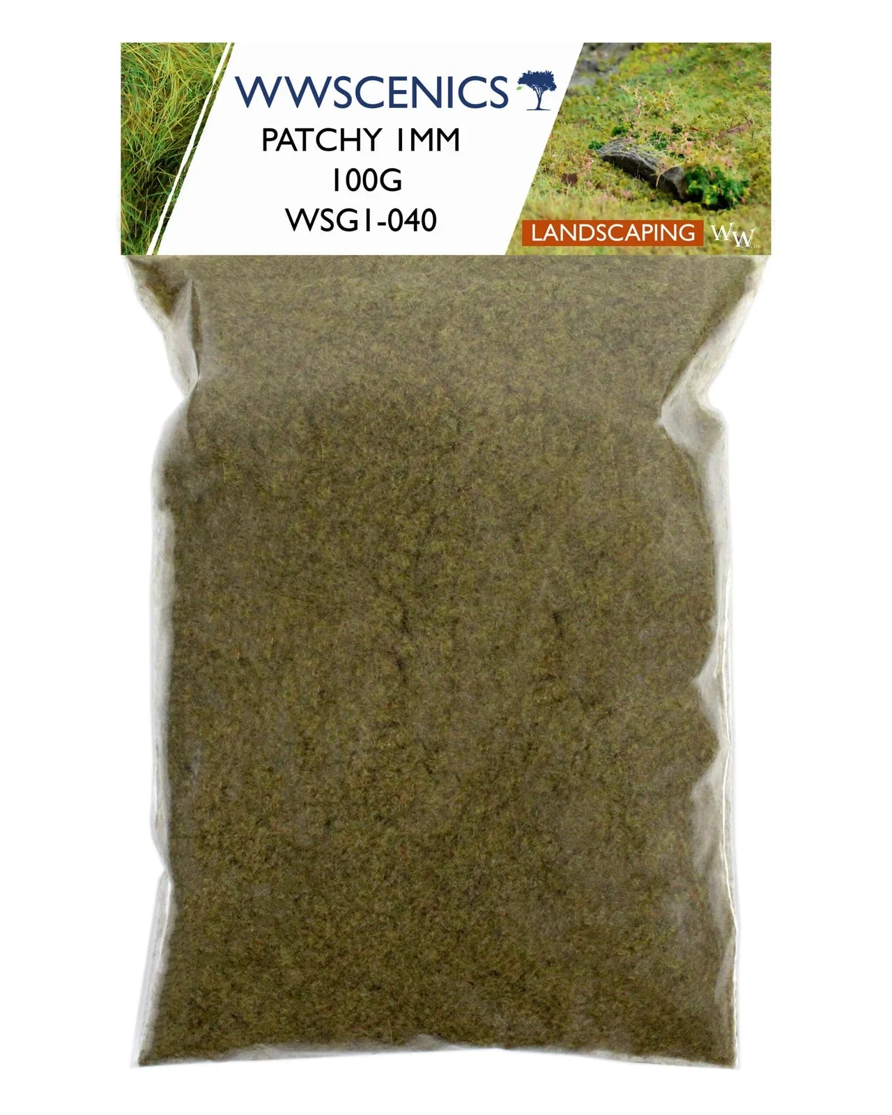 1mm Patchy Static Grass - 100g - Image 2