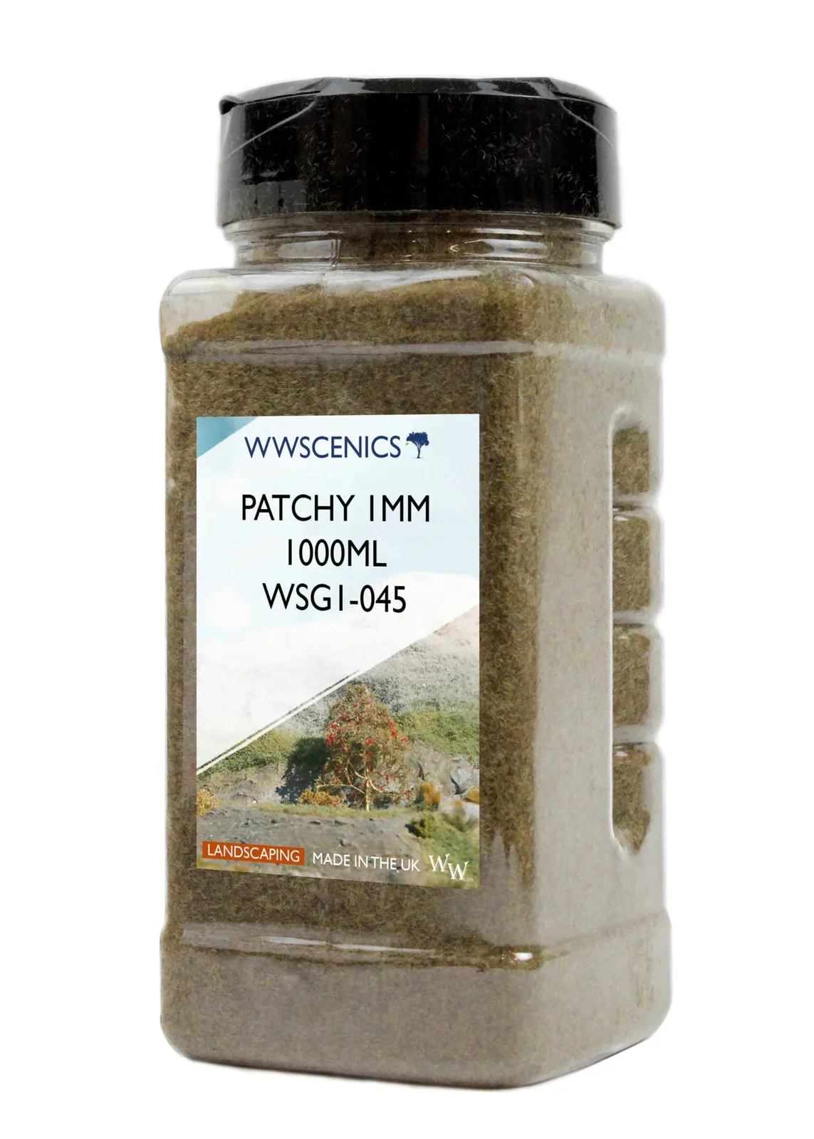 1mm Patchy Static Grass - 1000g - Image 2