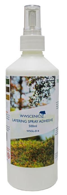 WSGL-014 WWS Static Grass Layering Spray Adhesive 500ml