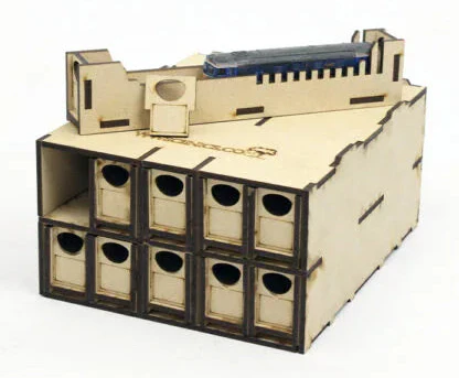 TT:120/OO9 Loco Storage Box - 10 Drawers - Image 7