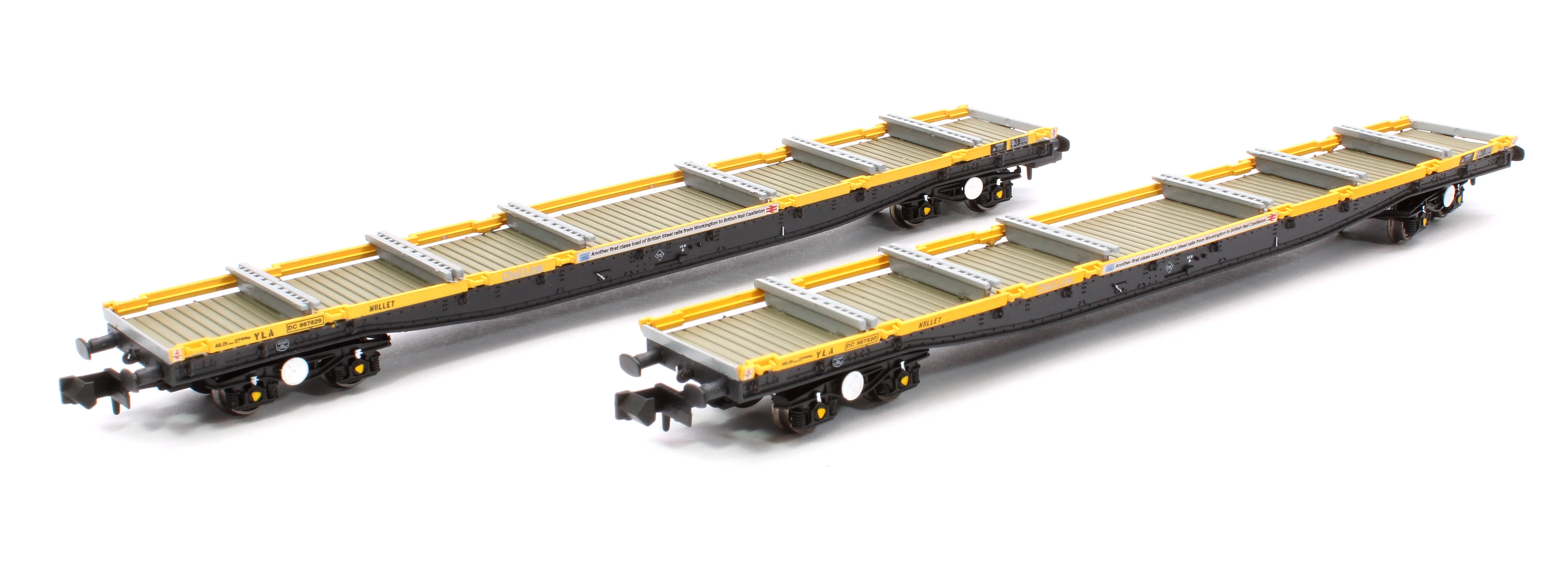 RT-N-YLA-207 YLA Mullets BR Civil Link Departmental Yellow Twin Pack No.DC967520 and DC967629